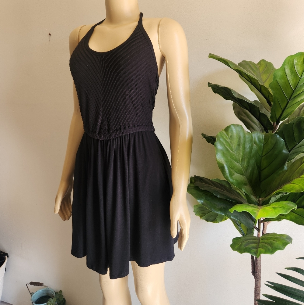 Robin Piccone Summer Beach Dress Women's Black Color Size M Vacation